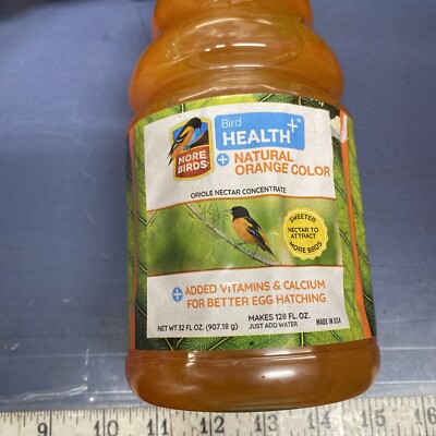 More Birds Health Plus Natural Orange Oriole Nectar Concentrate  32 oz