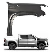 Front Right Side Fender Primed Steel For GMC Sierra 1500 2019-2023 #84496745