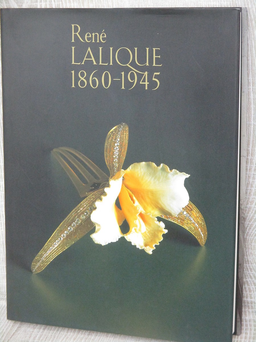 RENE LALIQUE 1860-1945 Art Nouveau Deco Antique Glass Photo Book