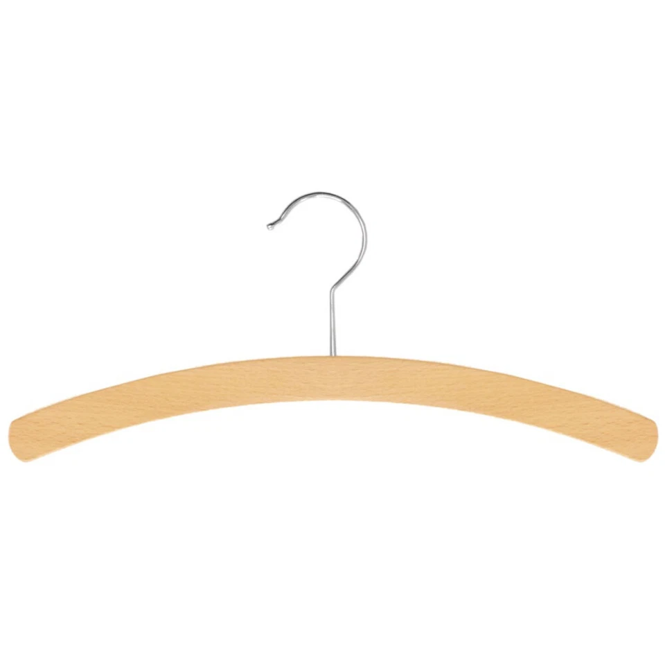 BH021= 10 Weber Holz Einfachbügel Kleiderbügel 1501-2 Buche roh Holzkleiderbügel