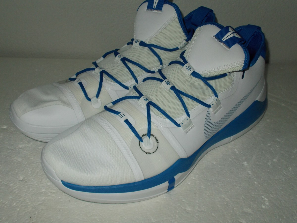 Size 18 - Nike Kobe A.D. Exodus TB White Blue for sale  display picture 2