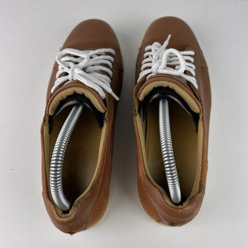 Cole Hann Size 9.5 M Grand Crosscourt Brown Leather Casual Sneakers Men C26503 - Picture 4 of 8