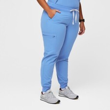 Figs Women Zamora High Wasted Joggers Ceil Blue Multiple sizes available 