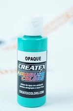 Createx Airbrush Colors 5206 Opaque Aqua 2oz. water-based paint 