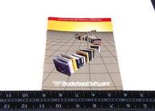 Vintage 1986 Broderbund Software Apple  IBM Personal PC Computers Catalog