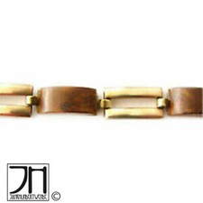 Art Deco Armband Holz Messing bracelet wood brass