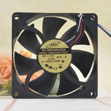 ADDA 24v 0.20A 8025 AD0824UB-A74GP pwm speed regulation air volume fan