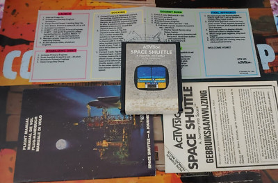 Space Shuttle (Activision  1980) for ATARI 2600 VCS (Modul, Manuals) working