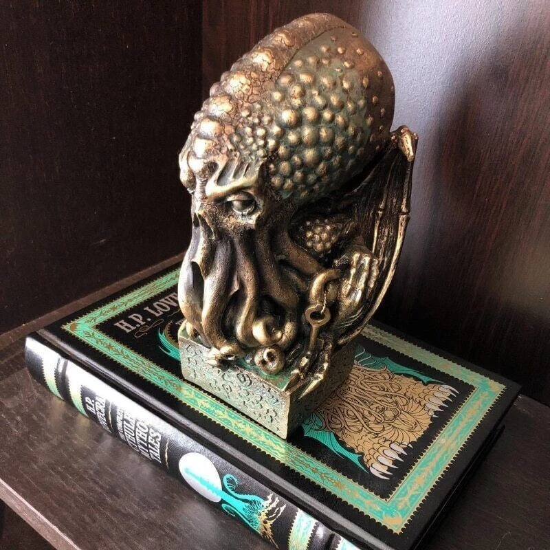 Estatua de Cthulhu Resina Figura Mitológica Pulpo Eldritch Dios Escultura Soñador Foto 3 de 4
