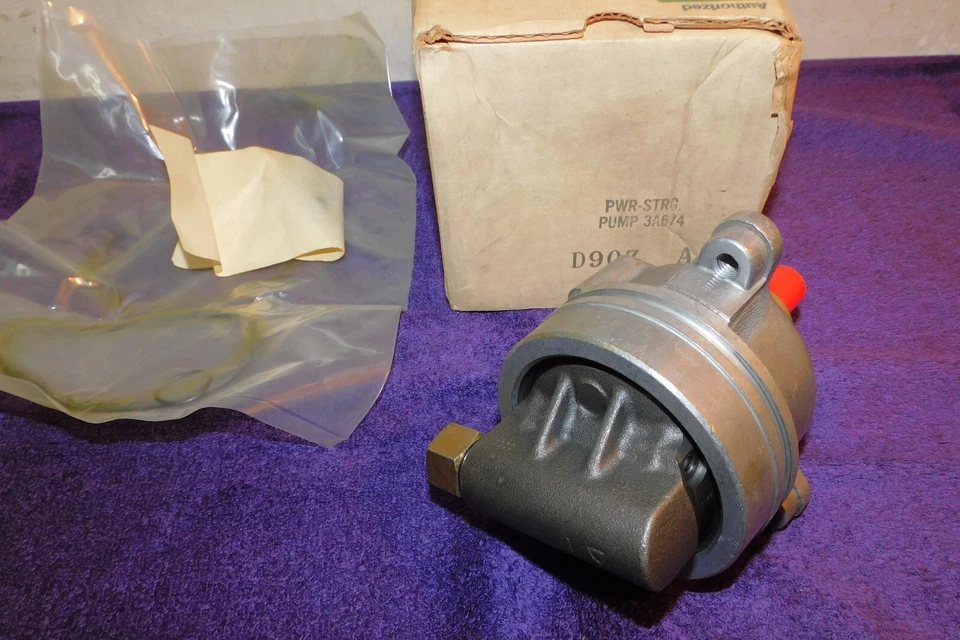 1979 1980 Ford Mustang LTD II Capri Grand Marquis NOS REMAN POWER STEERING PUMP - Image 3 of 4