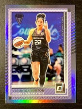 2025 Panini Donruss WNBA Veronica Burton #21 SilverHolo Parallel