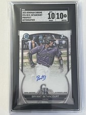 2023 Bryant Betancourt Bowman Chrome #CPA-BB 1st On-Card Autograph Auto - PSA 10