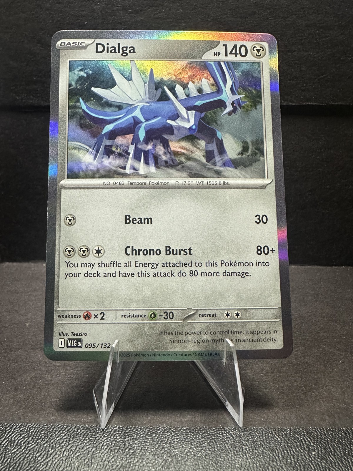 Dialga 095/132 Me01: Mega Evolution Holo