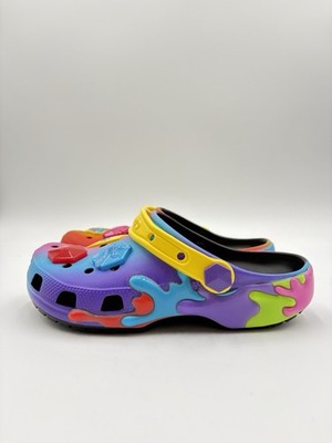 CROCS Gushers‎ Classic Clog 211487 with Jibbitz Unisex Men\'s 7 Womens 9 Crocs Classic Clog Gushers Multicolor M6/W8 NWT Limited  main image 3