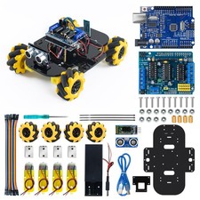 LAFVIN 4WD Mecanum Robot Car Kit Smart DIY Project Compatible with Arduino IDE