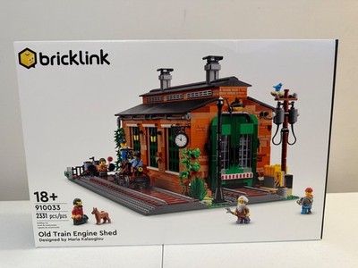 Lego 910033 Bricklink Designer Old Train Engine Shed Brand New Sealed