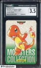1996 VINTAGE Pokemon Bandai Carddass Green Card Charmander CGC 3.5 VG+