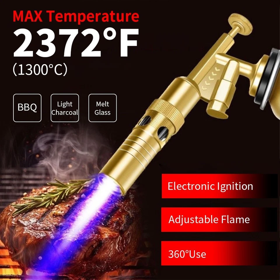Yaesina Kitchen Butane Torch Culinary Blow Torch Lighter (Butane Not Included) - Image 4 of 4