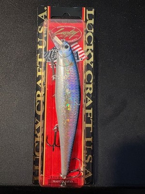 Lucky Craft Pointer 128SP Suspending (5ft) Jerkbait 5  1oz - American Shad