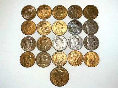 lot de 21 pièces de 5 et 10 centimes Dupuis (SUP à SUP+)! - Photo 1/2