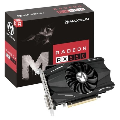 Grafikkarte AMD Radeon RX 550 4GB GDDR5 PCIe PC Gaming GPU HDMI DisplayPort