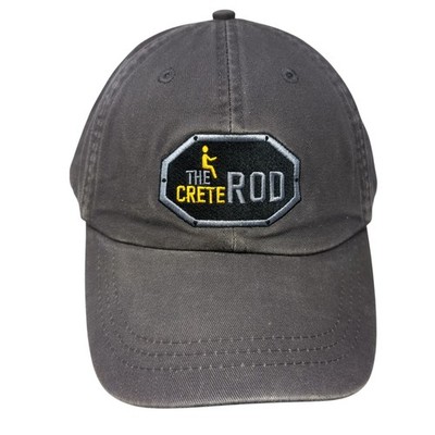 The Crete Rod Slideback Baseball Cap Gray One Size Adjustable Embroidered Adams