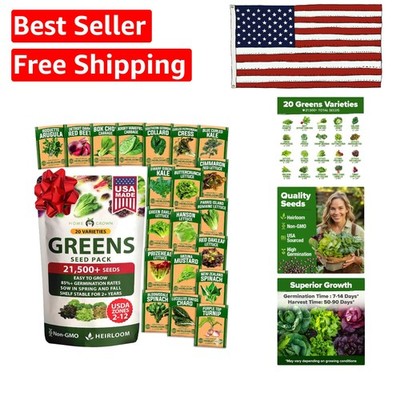 Complete Lettuce Seed Collection - 20 Varieties for Home & Hydroponic Gardens