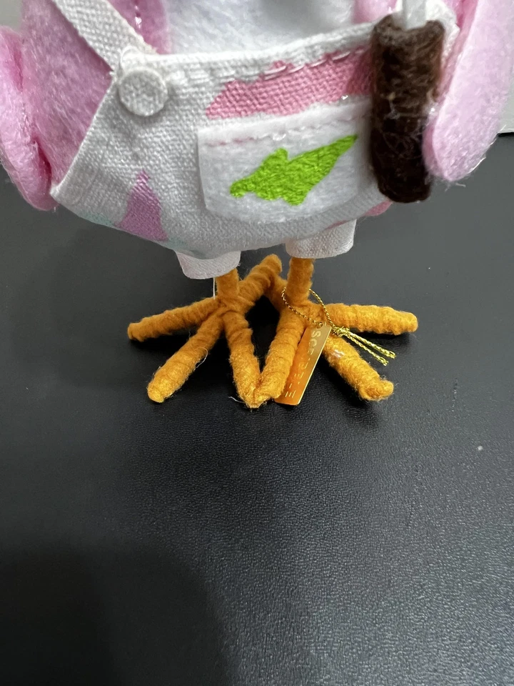 Spritz Garabato Decorativo Pájaro Pintor Rosa 2025 Etiqueta Interior Primavera Pascua Decoración Foto 2 de 4