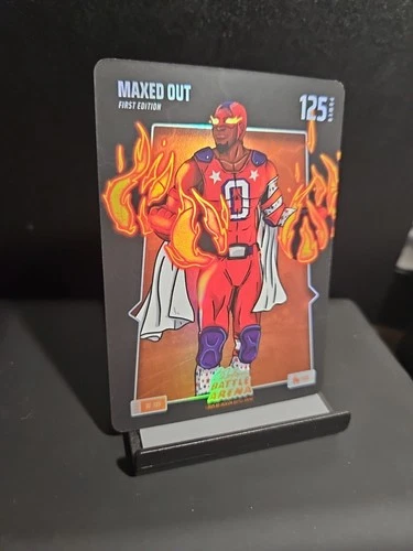 2026 Bo Jackson Battle Arena Maxed Out 1st Edition Fire Battlefoil BF-135