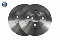 2X Vaico V46-80001 Bremsscheibe Passend FüR Nissan Renault
