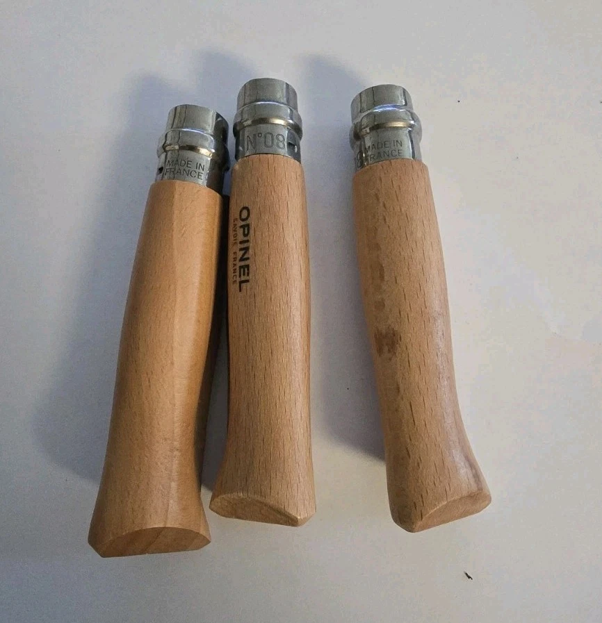 7 складных ножей Opinel — 3x No8, 1x No6, 2x No8 с зеленой ручкой для улицы, 1x No7 - Изображение 4 из 4