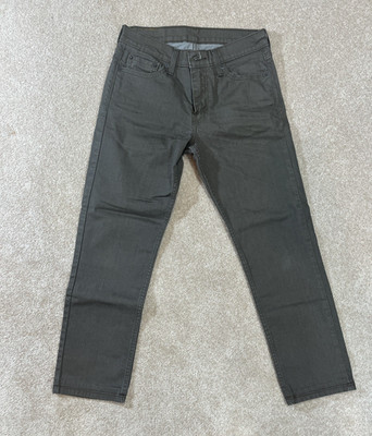 Levi's 511 Jeans Mens 30x16* Olive Brown Slim Stretch Denim