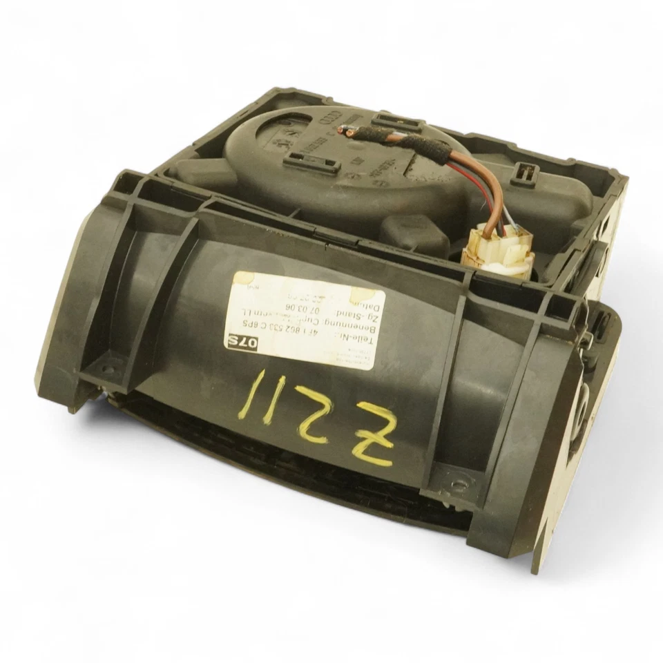 05-11 Audi A6 C6 Center Console Single Cup Holder Panel Front Unit 4F1862533 Oem Foto 4 de 4