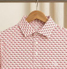 The Ohio State Script by Rhoback - White Theme Print - Moisture-Wicking UV
