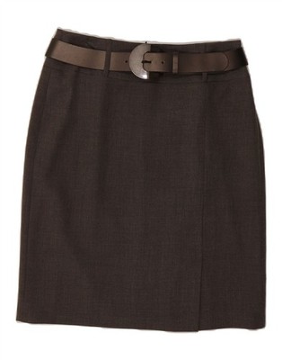 GERRY WEBER Womens Straight Skirt W30 Medium Grey DR05