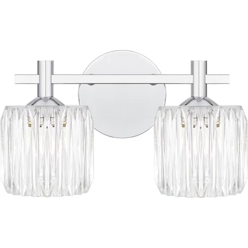 Polished Chrome LED Bathroom Vanity Light from the Spade Collection - Picture 1 of 5