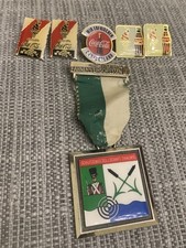 Vintage 4 Coko Cola Pins Atlanta1996 And Fahnenveihiessen 1984 Swiss Medal+1 Pin