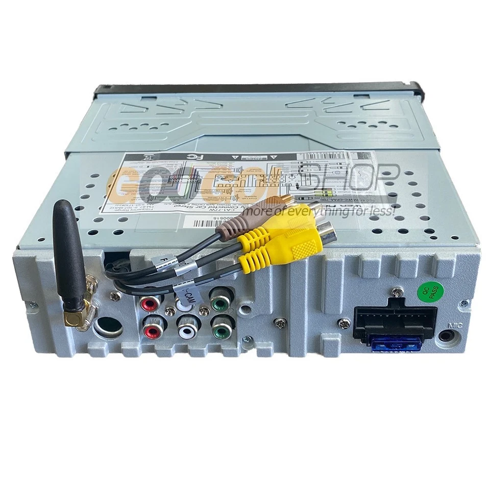 Single DIN 7in. Flip-UP Screen Car Stereo Wireless Carplay Media AM/FM Receiver - Image 4 of 4