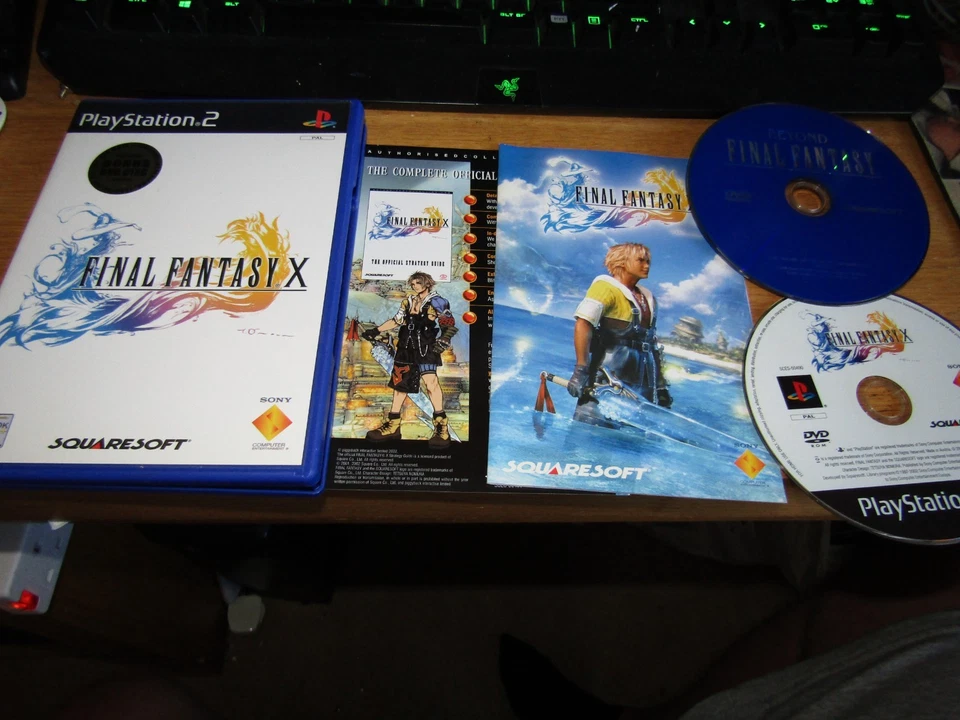 SONY PLAYSTATION PS2 GAME FINAL FANTASY X (10) + BONUS DVD - Image 1 of 1