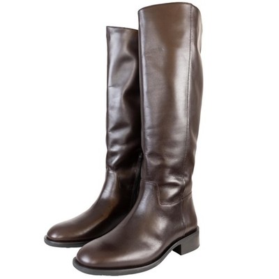 Vagabond Shoemakers Sheila Leather Riding Boot Chocolate EU 37 (US Women's 7) M