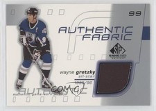 2001-02 SP Game Used Edition Authentic Fabric Wayne Gretzky #AF-GE HOF 0c3