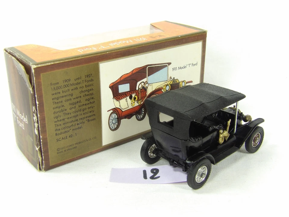 KA06 Models of Yesteryear - Y01 1911 Ford Model T (12) - Bild 2 von 4