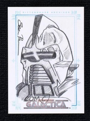 2004 The Complete Battlestar Galactica 1/1 Sean Pence Auto Sketch 18hi