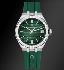 Maurice Lacroix AIKON Automatic 39mm Green Dial Wristwatch Mens Luxury 11