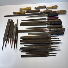 Vintage Machinist File Lot Nicholson Simonds Disston Mixed Profiles 7.5 Lbs