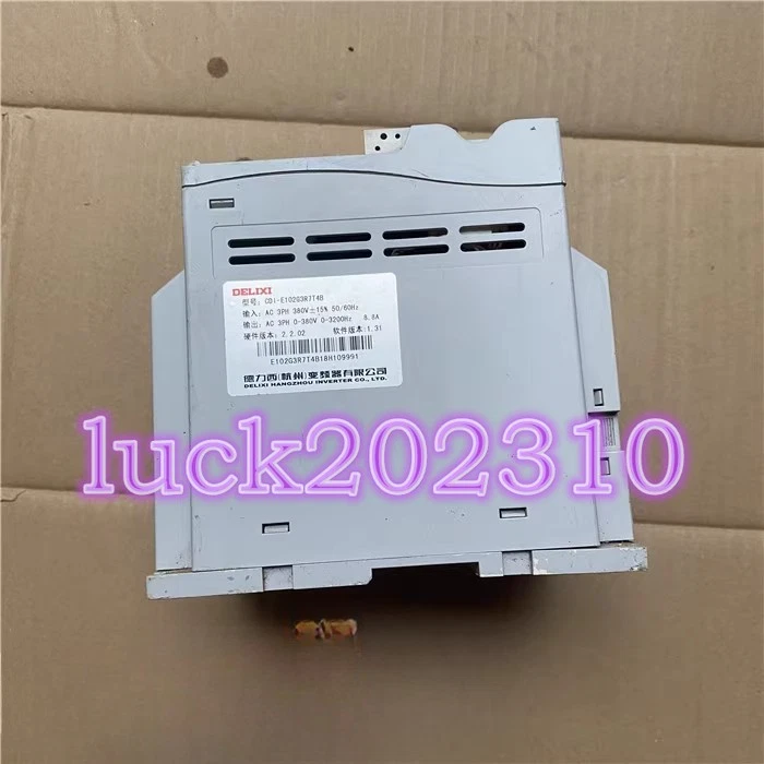 1PC USED Delixi inverter CDI-E 3.7KW 380V CDI-E102G3R7T4B #YY - Image 3 of 3