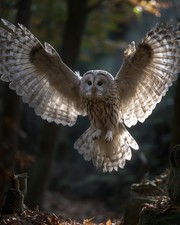 Owl Wall Art Print 8x10 Wildlife Bird Nature Decor - 260330266