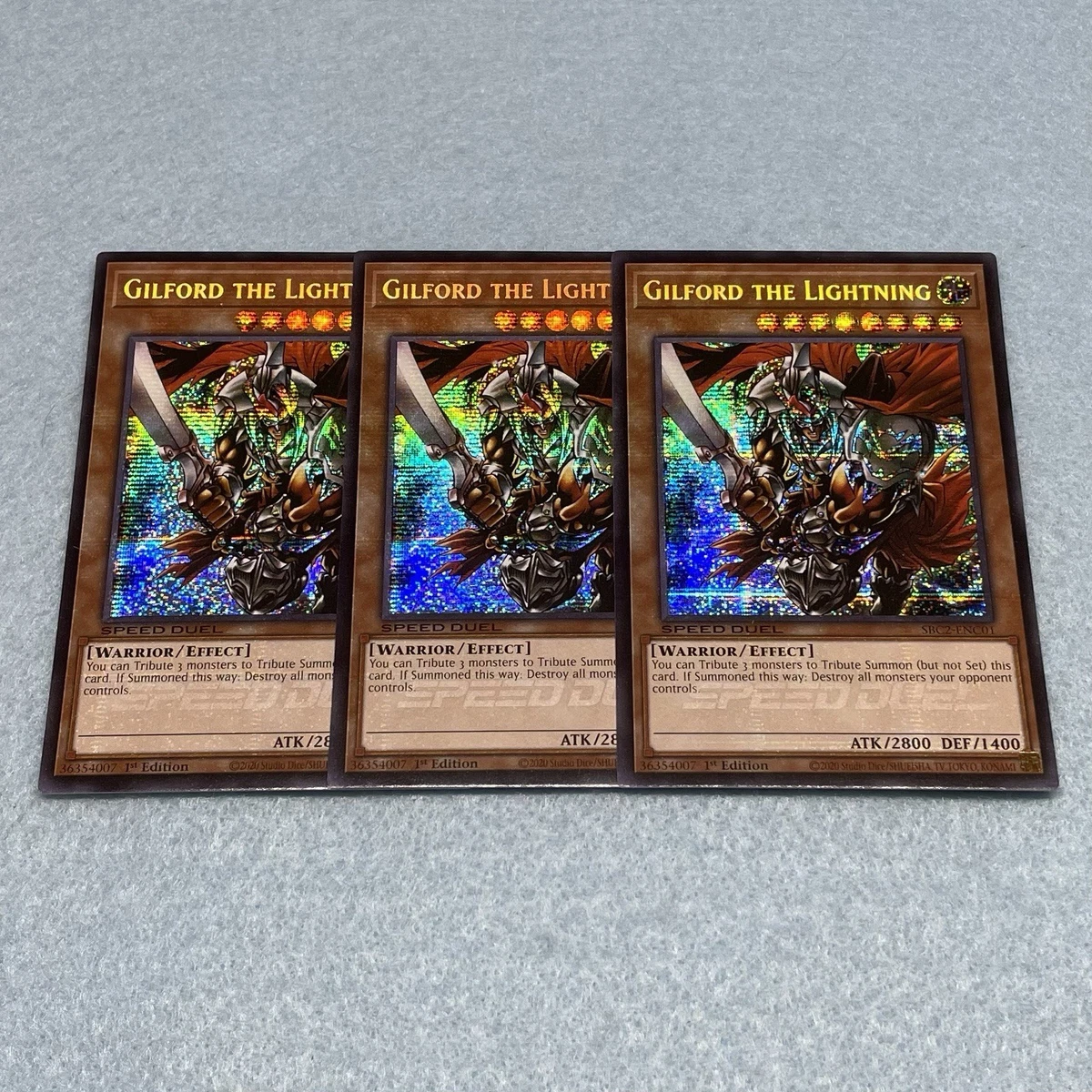 lightning fighter yugioh card Gilford The Lightning for sale