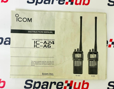 Icom IC-A24 VHF Air Band Portable Transceiver for sale online | eBay