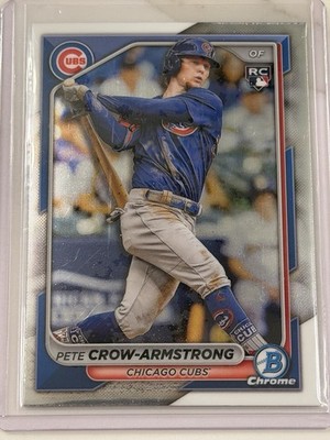 PETE CROW ARMSTRONG Rookie RC #45 Chicago Cubs - 2024 Bowman Chrome